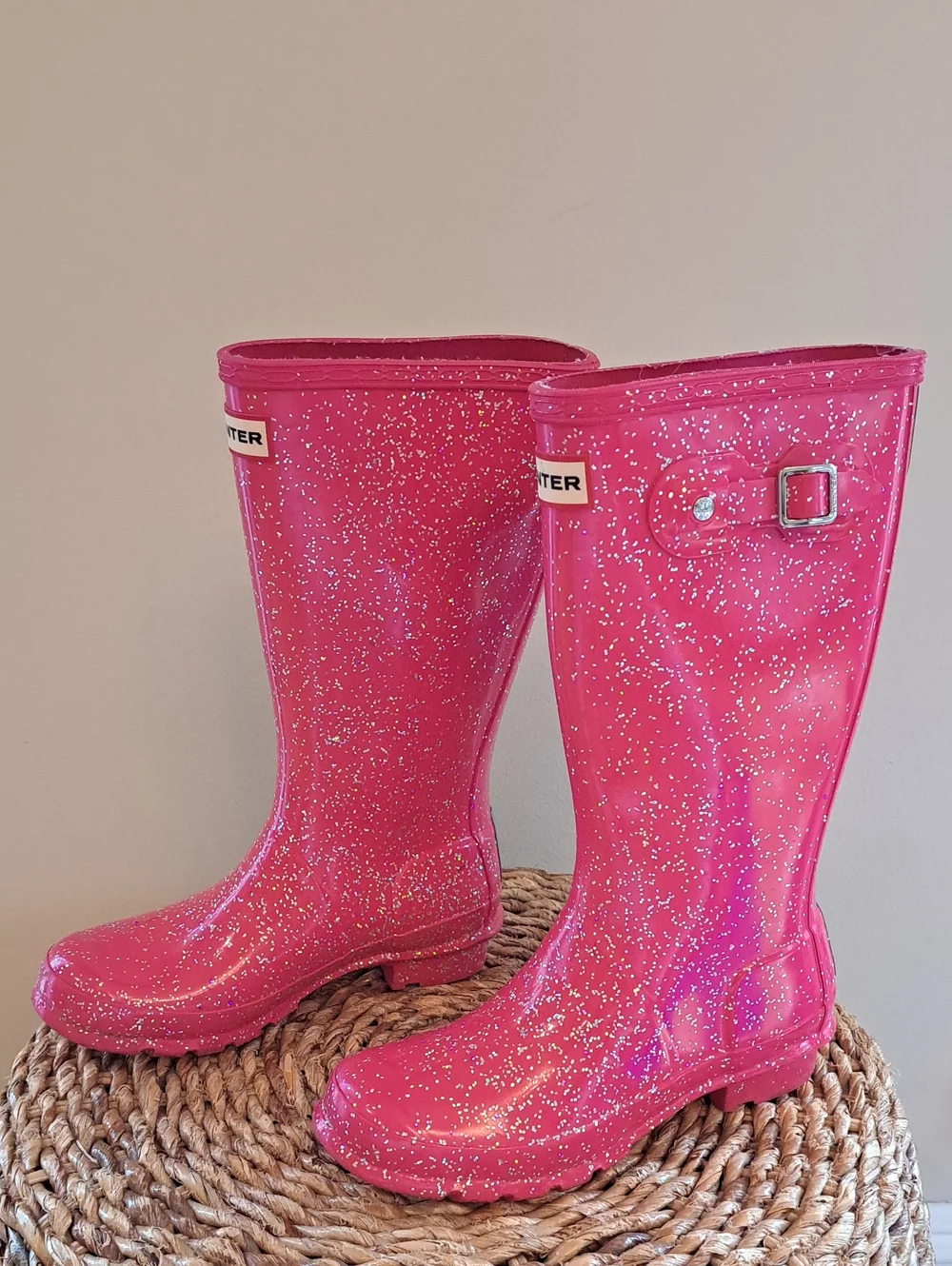 Hunter wellie preppy boots